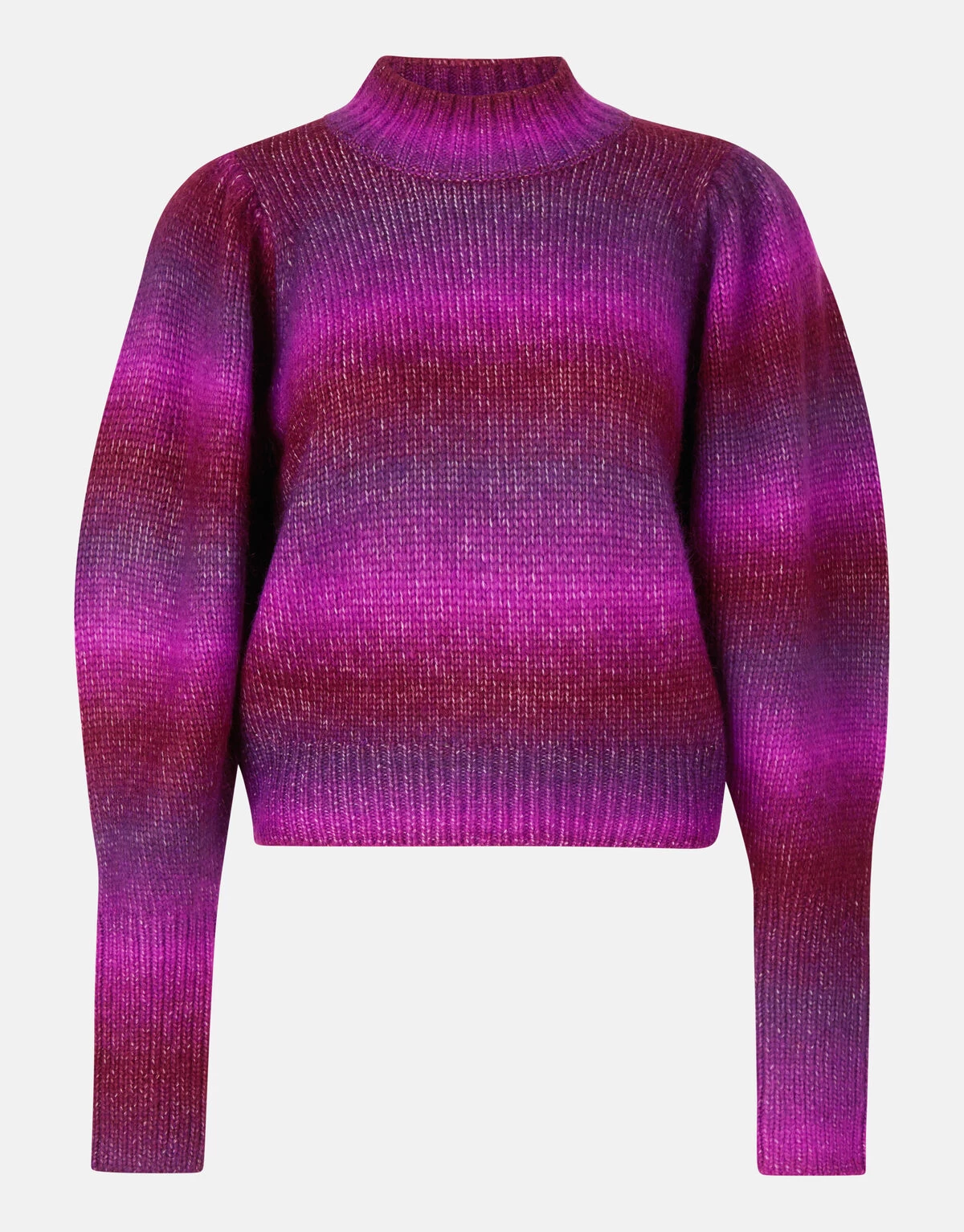 Space Dye Trui Paars 5 Space Dye Trui Paars - Afbeelding 5