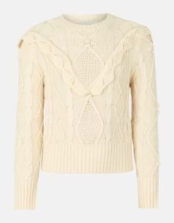 Cable Trui Gebroken Wit -Kleding Verkoop 00 1098180 2