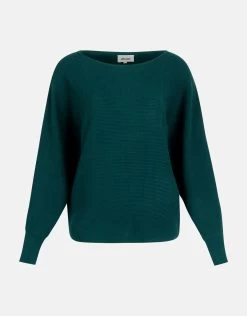 Oversized Trui Donkergroen -Kleding Verkoop 00 1098442 32