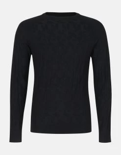 Gestructureerde Trui Zwart -Kleding Verkoop 00 1098590 10