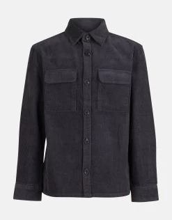 Corduroy Overhemd Donkergrijs -Kleding Verkoop 00 1099073 16