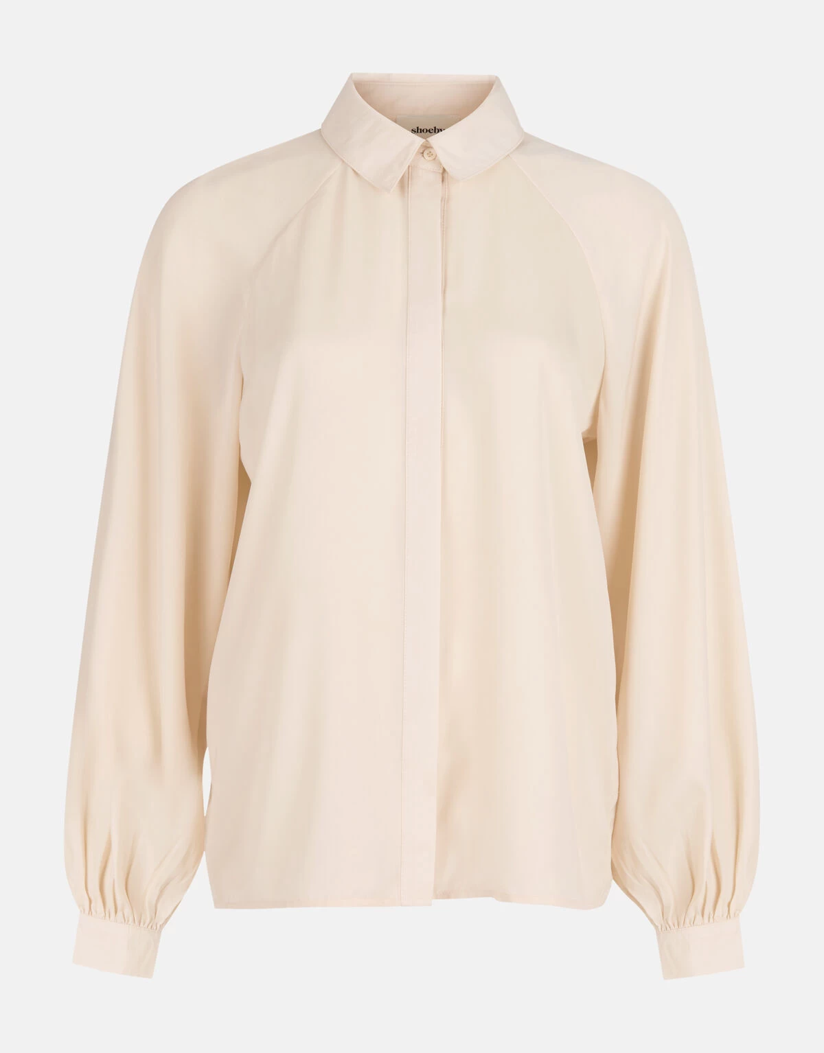 Soepelvallende Blouse Gebroken Wit 5 Soepelvallende Blouse Gebroken Wit - Afbeelding 5