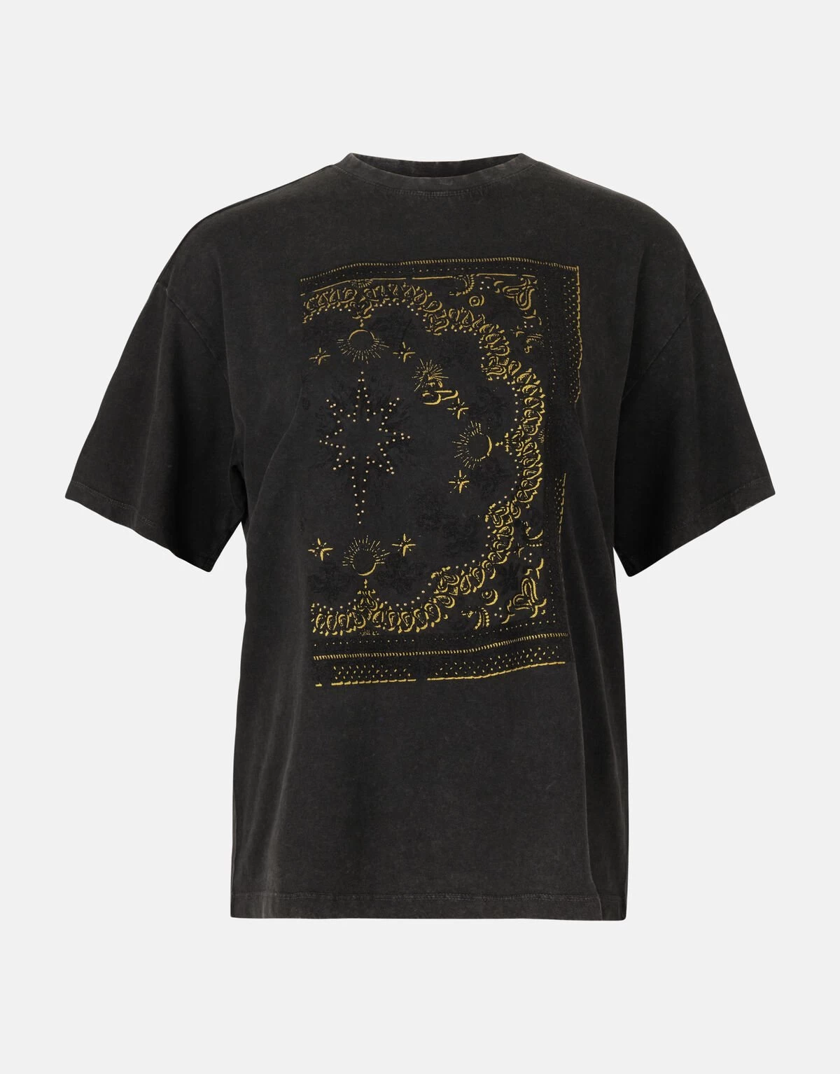 Printed T-shirt Donkergrijs 5 Printed T-shirt Donkergrijs - Afbeelding 5