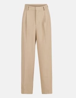 Loose Fit Pantalon Beige -Kleding Verkoop 00 1099483 83