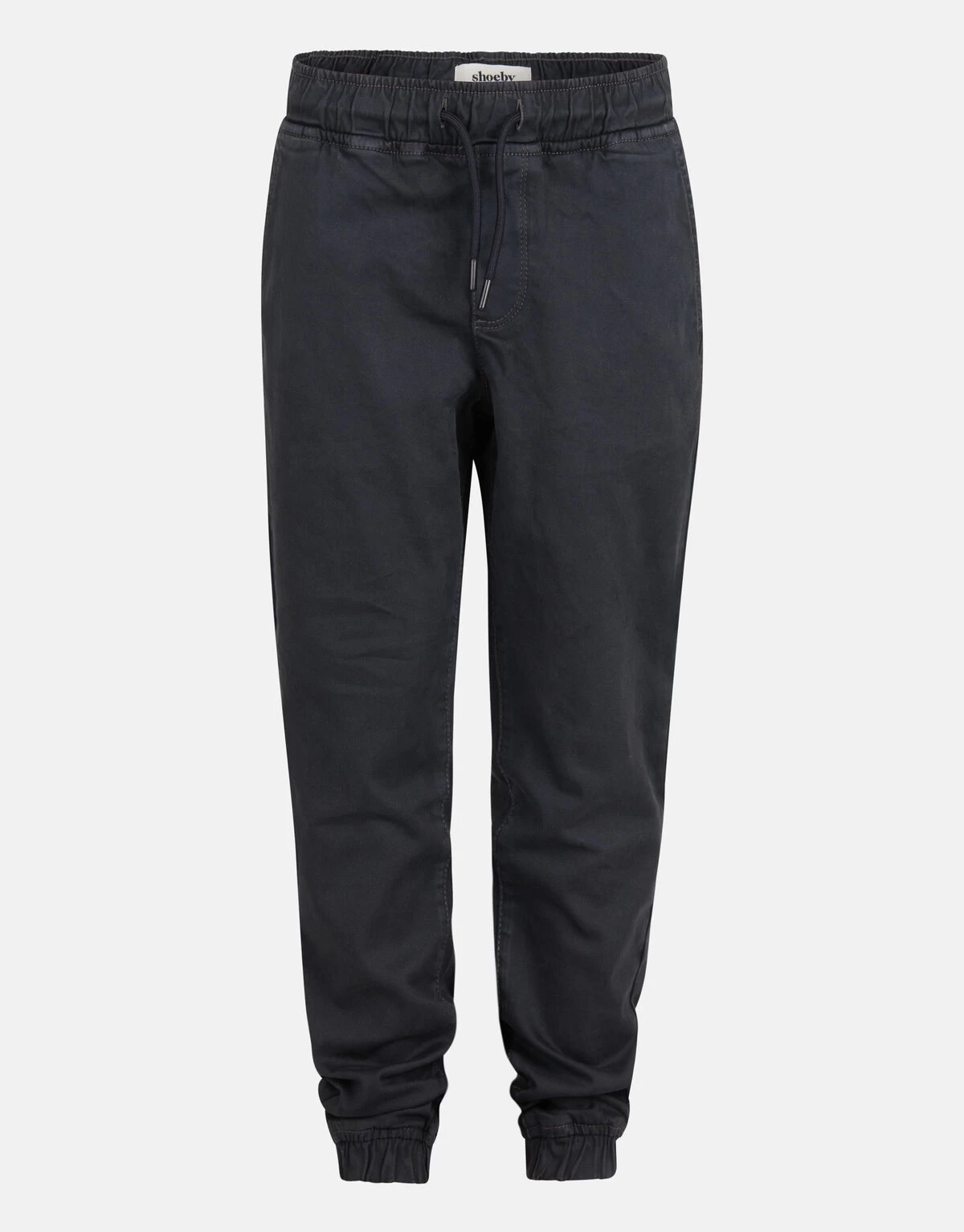 Loose Fit Twill Broek Donkergrijs 4 Loose Fit Twill Broek Donkergrijs - Afbeelding 4