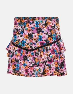 Bloemenprint Rok Paars -Kleding Verkoop 00 1099538 71