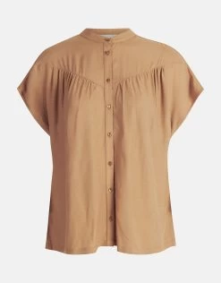 Relaxed Fit Top Bruin -Kleding Verkoop 00 1099691 88