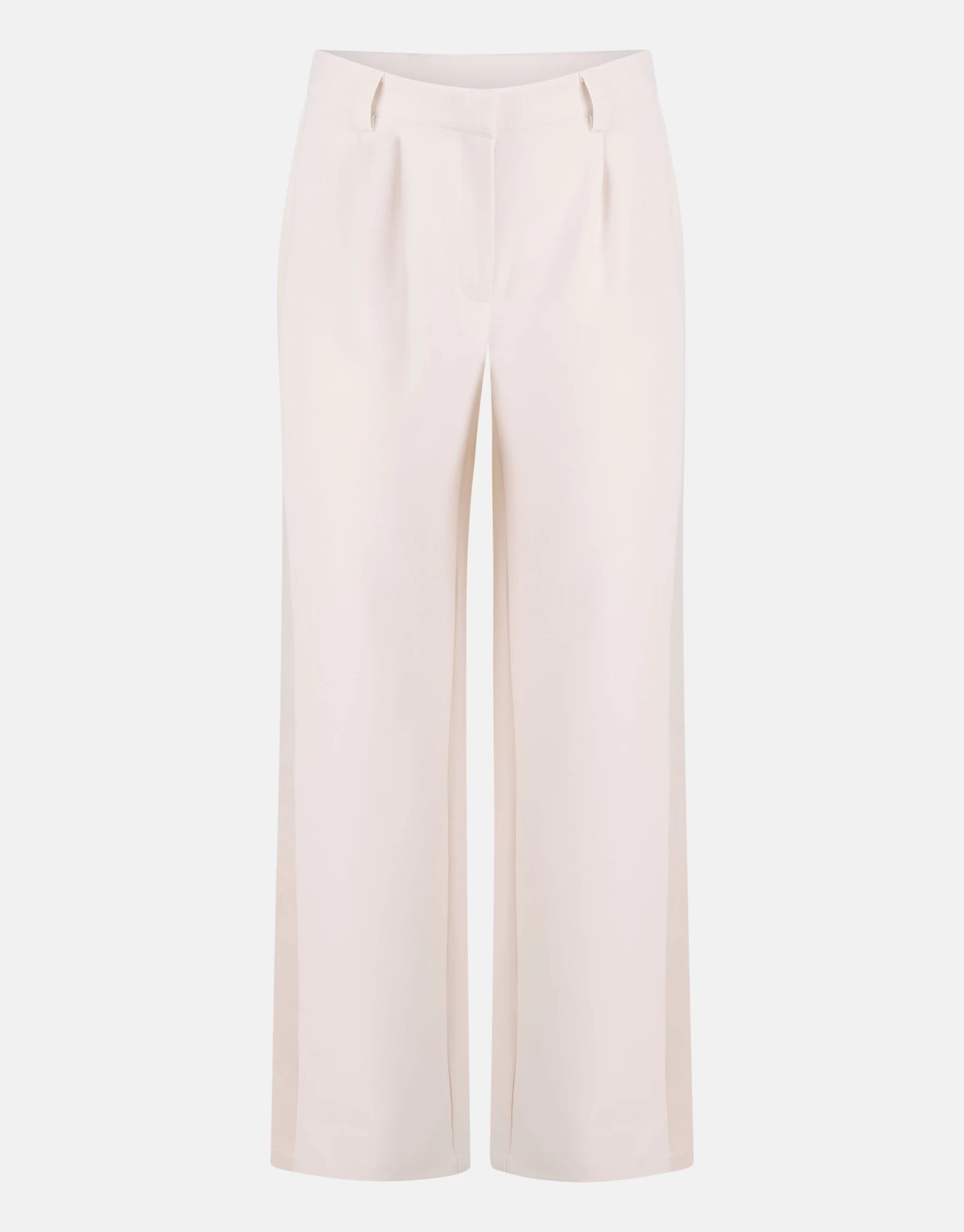 Wide Leg Stripe Pantalon Wit 4 Wide Leg Stripe Pantalon Wit - Afbeelding 4