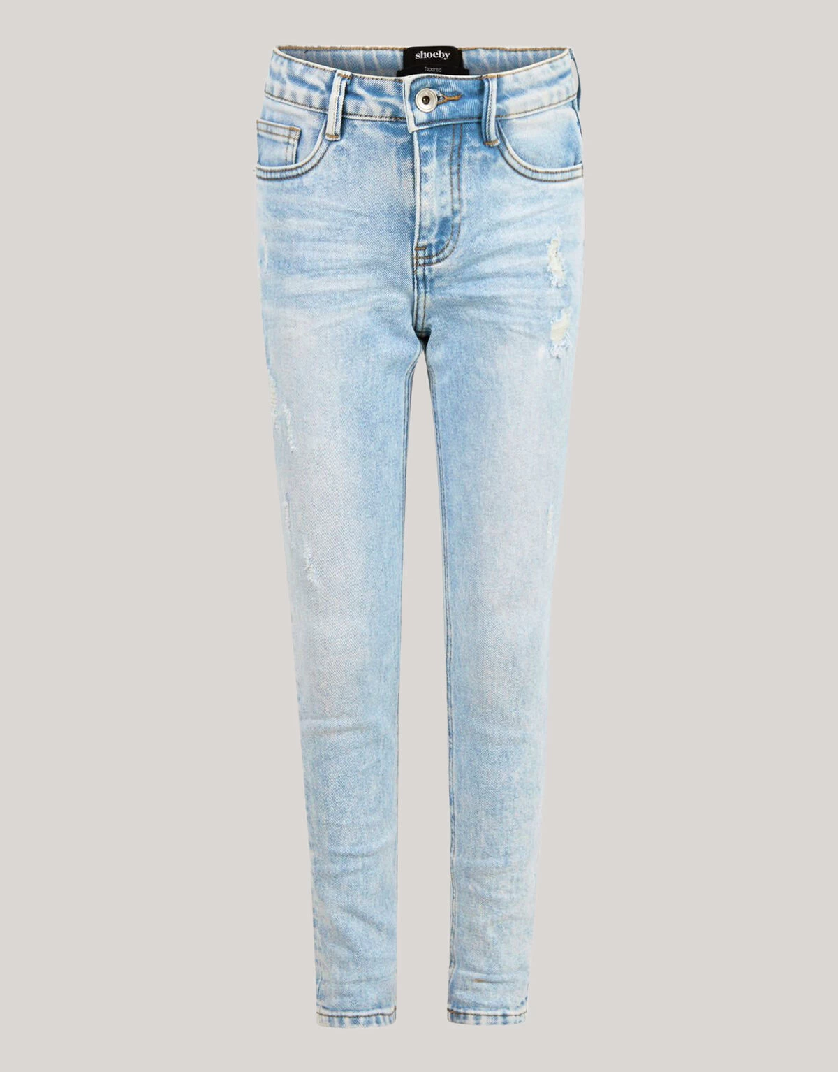 Tapered Jeans Bleached 5 Tapered Jeans Bleached - Afbeelding 5