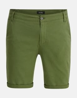 Twill Short Donkergroen -Kleding Verkoop 00 1100087 36
