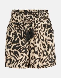 Leopard Short Bruin -Kleding Verkoop 00 1100222 81
