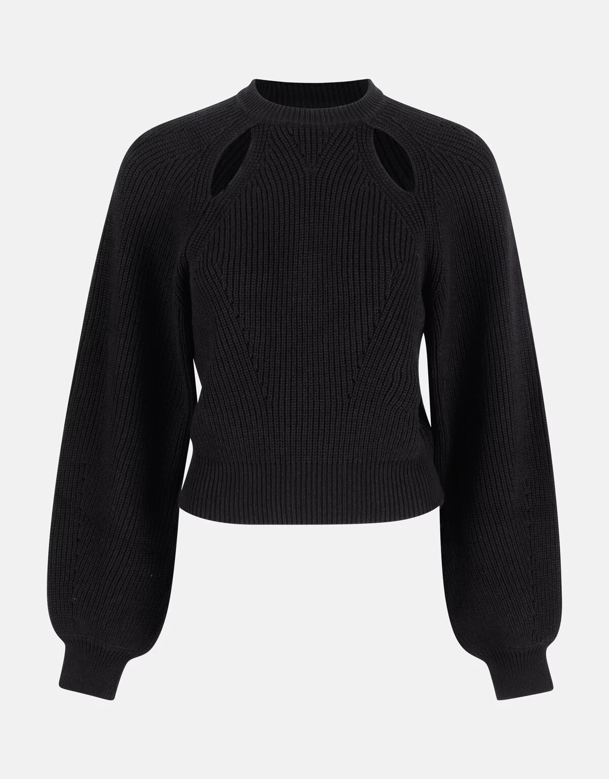 Cut Out Trui Zwart 5 Cut Out Trui Zwart - Afbeelding 5