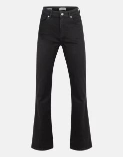 Flared Rinsed Denim Jeans Zwart 13 Flared Rinsed Denim Jeans Zwart -Kleding Verkoop 00 1100884 10