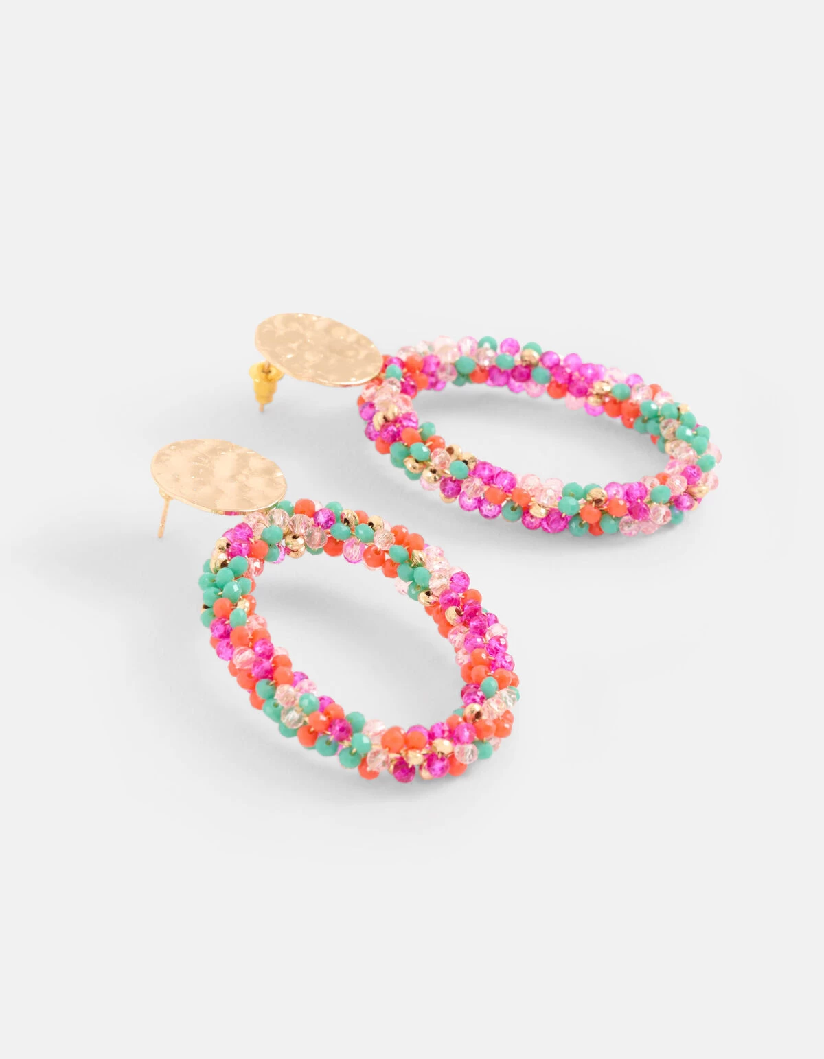 Gekleurde Beaded Oorbellen 3 Gekleurde Beaded Oorbellen - Afbeelding 3