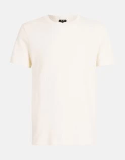 Structuur T-shirt Gebroken Wit -Kleding Verkoop 00 1101190 2