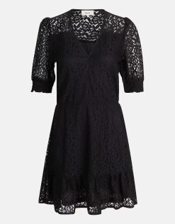 Kanten Jurk Zwart -Kleding Verkoop 00 1101264 10