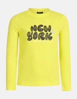 Embroidery Longsleeve Geel -Kleding Verkoop 00 1101465 43