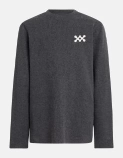 Structuur Longsleeve Donkergrijs -Kleding Verkoop 00 1101606 15