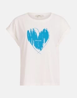 Print T-shirt Blauw -Kleding Verkoop 00 1101941 51