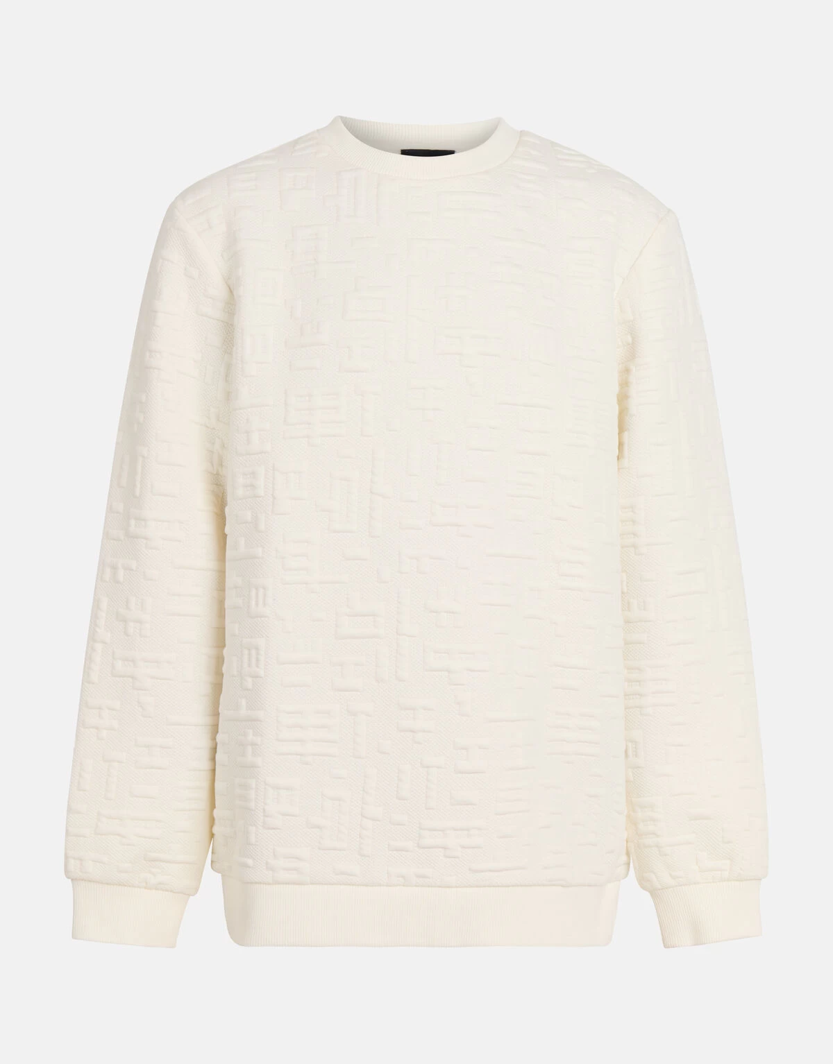 Structuur Sweater Gebroken Wit 4 Structuur Sweater Gebroken Wit - Afbeelding 4