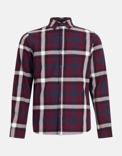 Ruiten Overhemd Bordeaux 11 Ruiten Overhemd Bordeaux -Kleding Verkoop 00 1102086 72