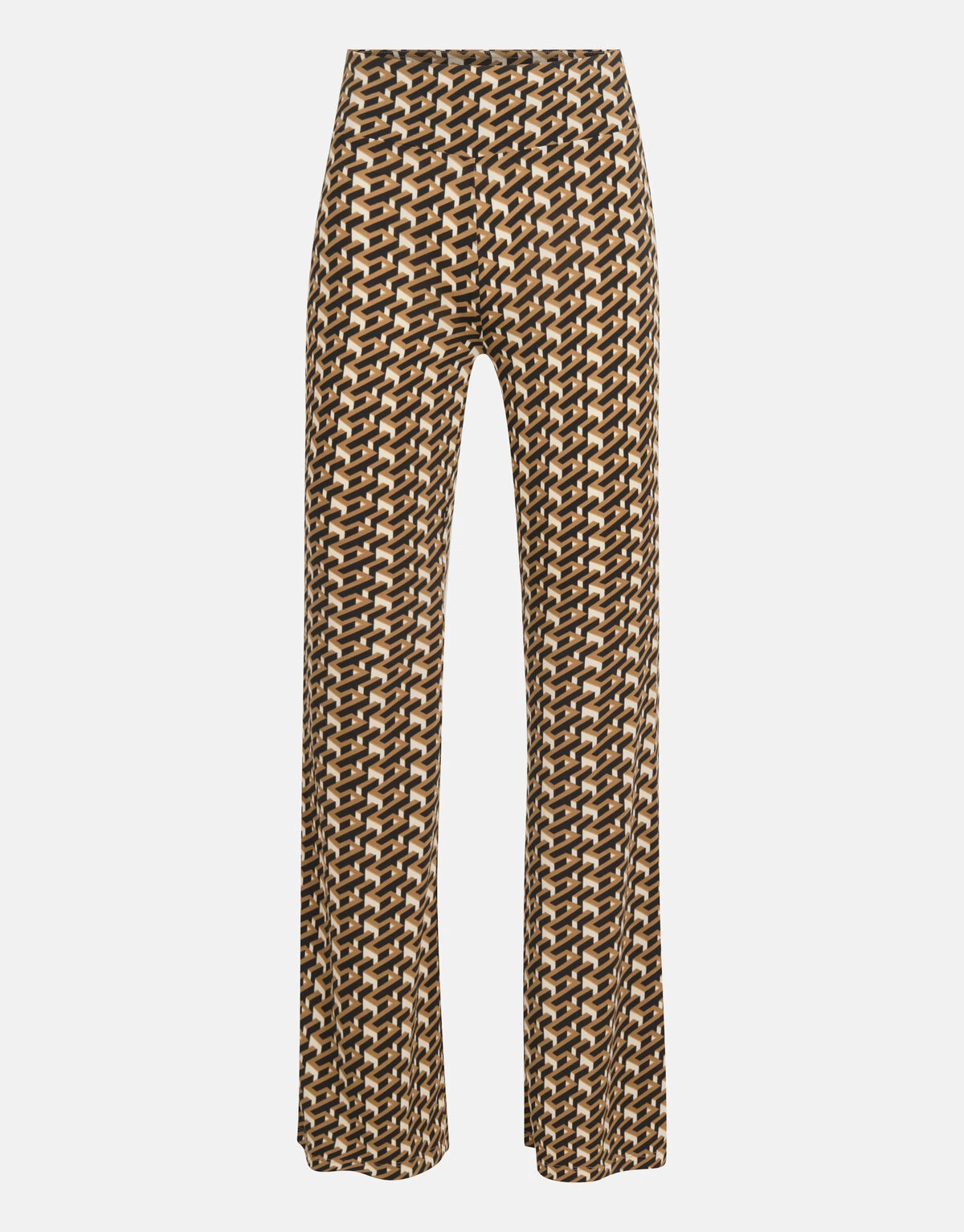 Flared Broek Bruin 5 Flared Broek Bruin - Afbeelding 5