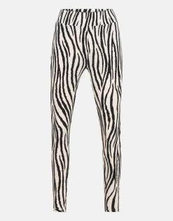 Zebra Print Legging Zwart/Wit 12 Zebra Print Legging Zwart/Wit -Kleding Verkoop 00 1102440 4