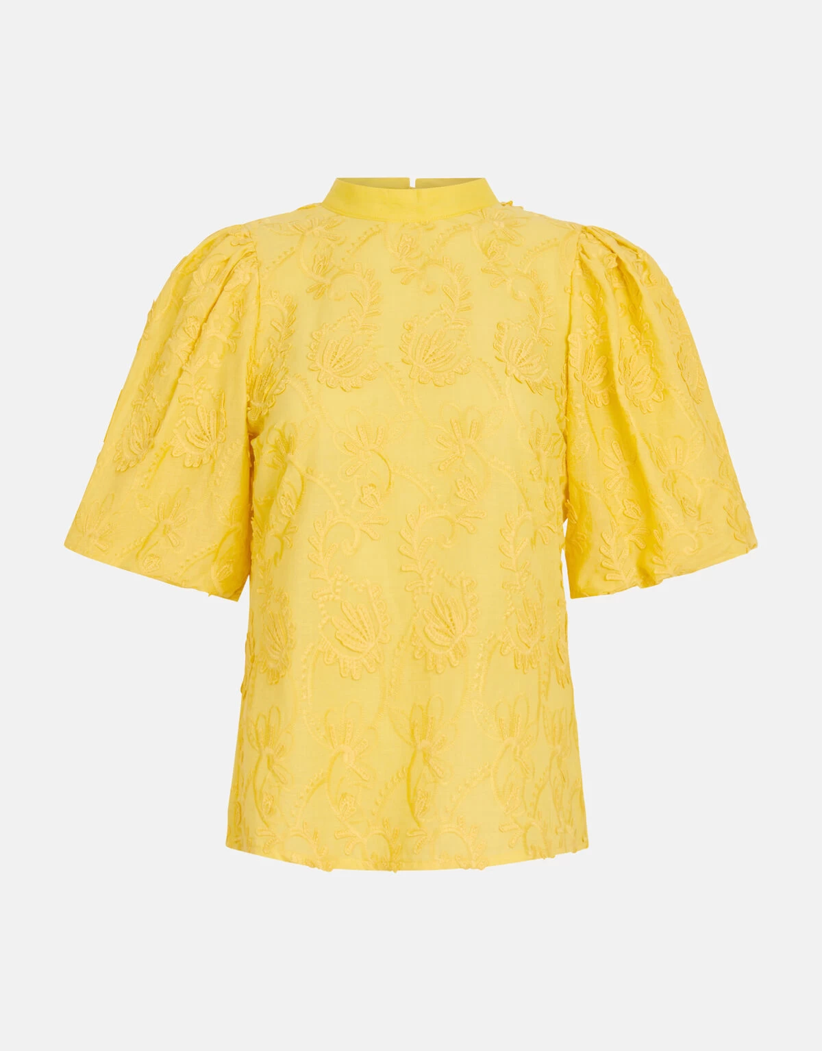 Embroidery Top Geel 5 Embroidery Top Geel - Afbeelding 5