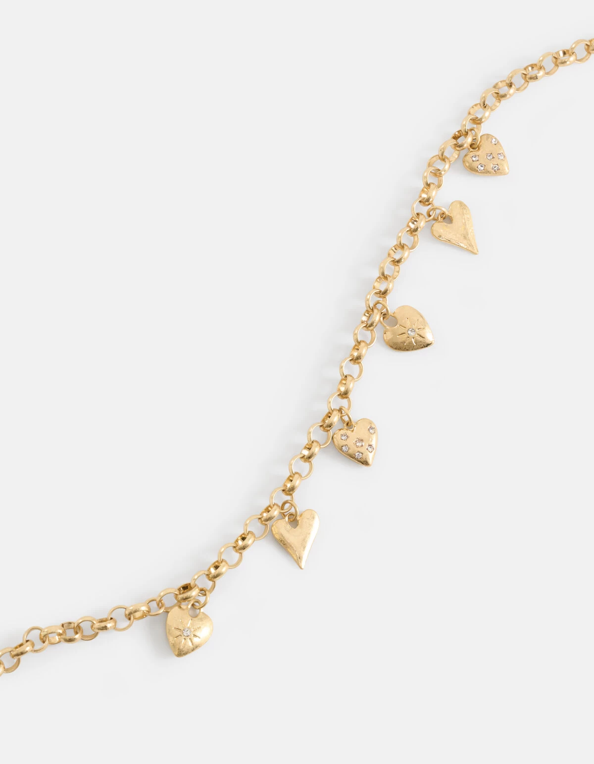 Multi Heart Ketting Goud 3 Multi Heart Ketting Goud - Afbeelding 3