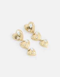 Multi Heart Oorbellen Goud 6 Multi Heart Oorbellen Goud -Kleding Verkoop 00 1102748 47