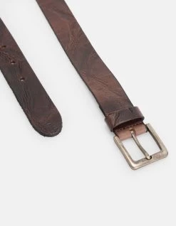 Leren Riem Donkerbruin -Kleding Verkoop 01 1092298 82