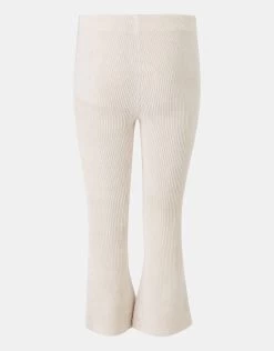 Ribstof Split Broek Gebroken Wit -Kleding Verkoop 01 1097464 2