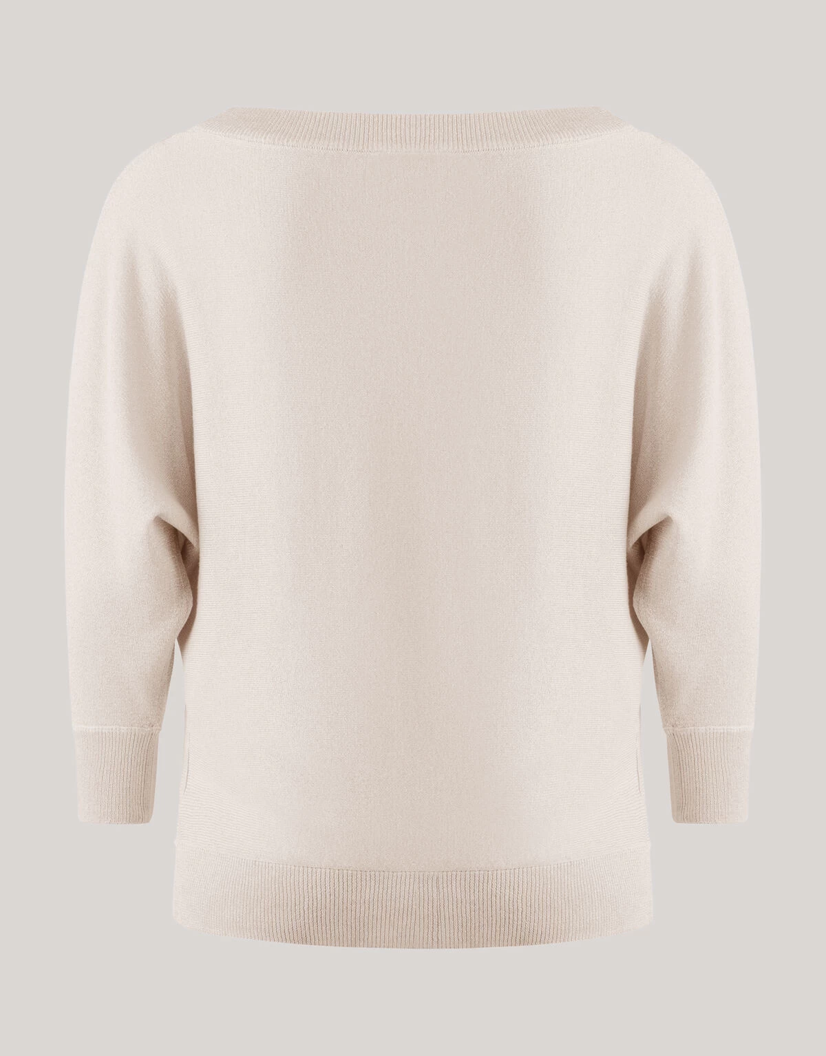 Glitter Vleermuismouwen Trui Beige 6 Glitter Vleermuismouwen Trui Beige - Afbeelding 6