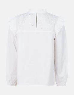 Strass Blouse Wit 8 Strass Blouse Wit -Kleding Verkoop 01 1098067 1