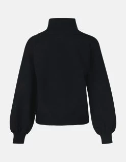 Grote Kraag Trui Zwart -Kleding Verkoop 01 1098128 10