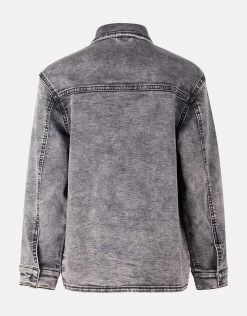 Denim Overshirt Grijs -Kleding Verkoop 01 1098280 97