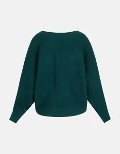 Oversized Trui Donkergroen -Kleding Verkoop 01 1098442 32