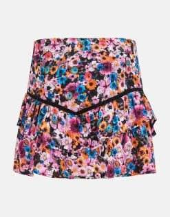Bloemenprint Rok Paars -Kleding Verkoop 01 1099538 71