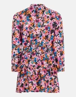 Bloemenprint Jurk Paars -Kleding Verkoop 01 1099539 71