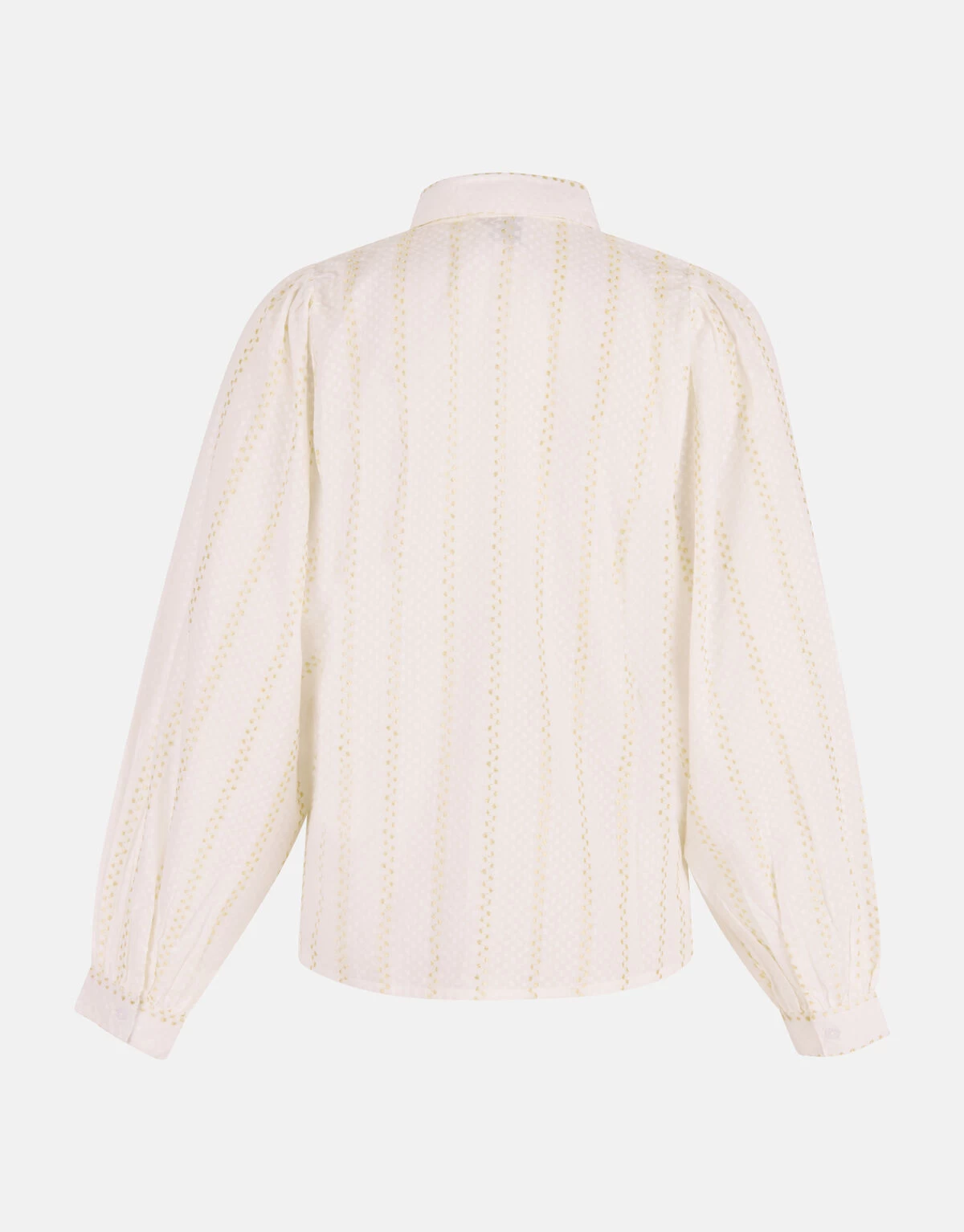Lurex Blouse Gebroken Wit 6 Lurex Blouse Gebroken Wit - Afbeelding 6