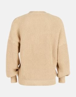 V-hals Trui Beige -Kleding Verkoop 01 1099709 87