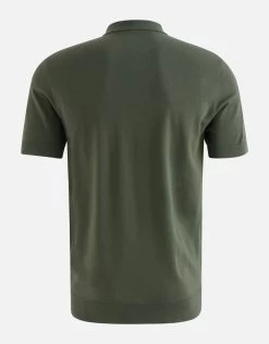 Gebreide Polo Donkergroen -Kleding Verkoop 01 1100092 32