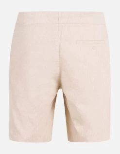 Linnen Short Beige 12 Linnen Short Beige -Kleding Verkoop 01 1100482 83