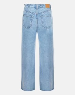 Strass Wide Leg Jeans Mediumstone L33 -Kleding Verkoop 01 1100597 100