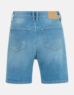 Tapered Denim Short Mediumstone -Kleding Verkoop 01 1101254 100