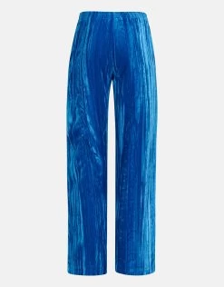 Velvet Wide Leg Broek Blauw 13 Velvet Wide Leg Broek Blauw -Kleding Verkoop 01 1101373 51