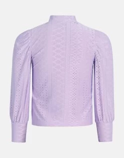 Embroidery Top Paars -Kleding Verkoop 01 1101395 51