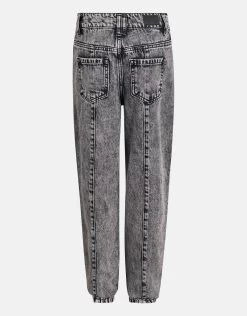 Studs Straight Fit Jeans Donkergrijs -Kleding Verkoop 01 1101463 15