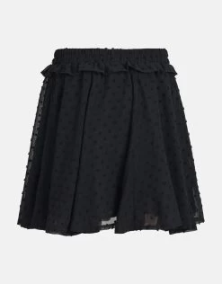 Chiffon Dot Rok Zwart -Kleding Verkoop 01 1101587 10