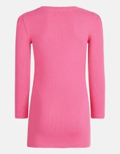 Rib Jurk Roze -Kleding Verkoop 01 1101740 76